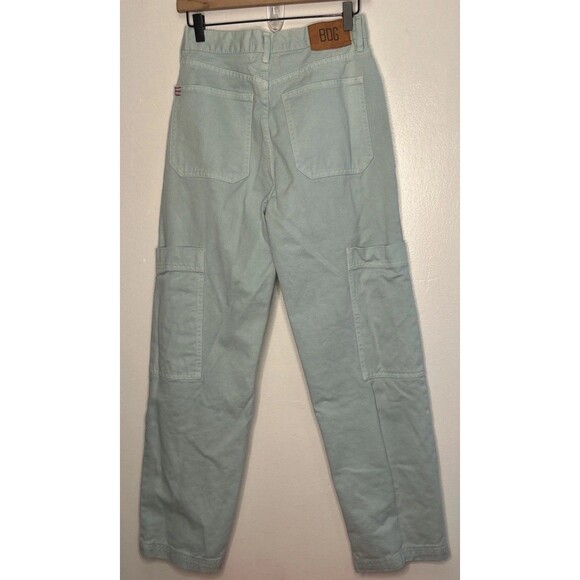 Urban Outfitters BDG Kate Baggy Jean Women’s 27 Light Blue Cargo High Waist - Picture 5 of 8